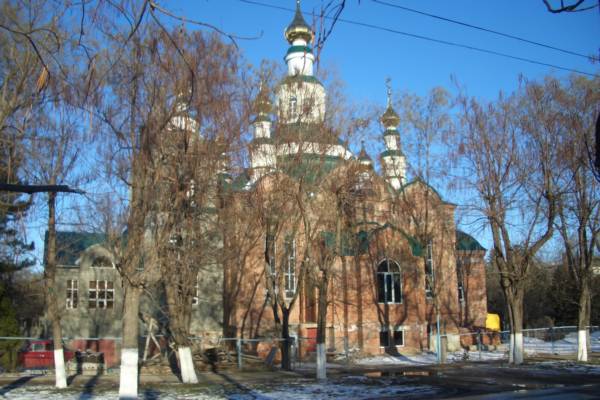 Русская церковь в детском парке