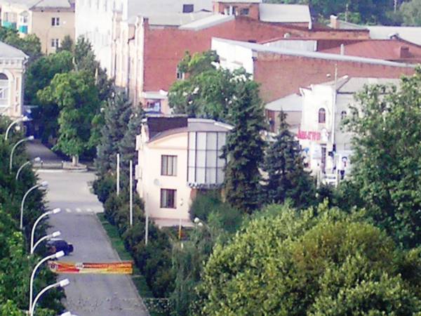 Вид с гостиницы Армавир на улицу Кирова