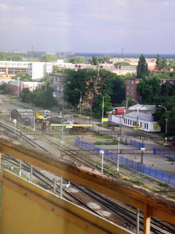 Вид с гостиницы Армавир на улицу Железнодорожную