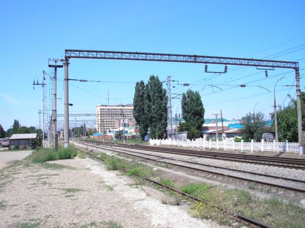 Железная дорога в направлении 1-го Вокзала