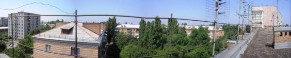 Панорама.Вид с Бориного дома на наш двор (4)