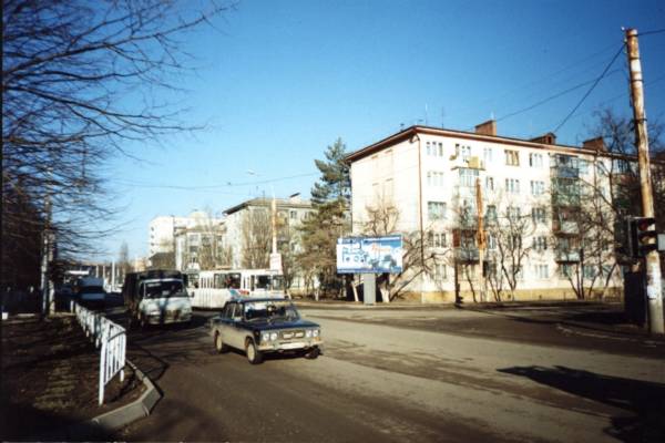 Пересечение улиц Шмидта и Советской Армии