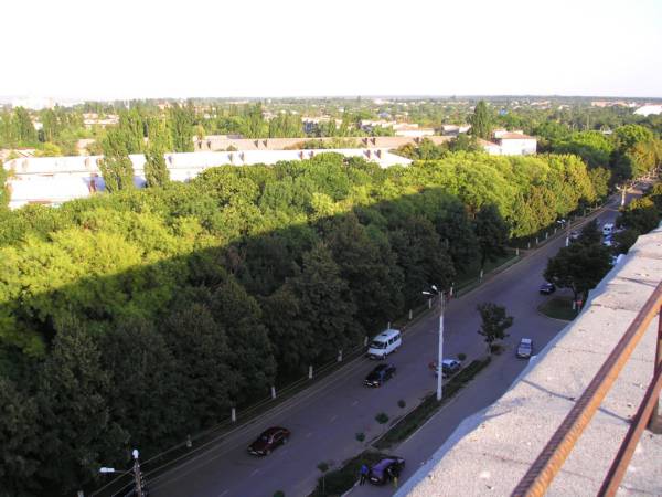 Улица Азовская. Вид с высотки