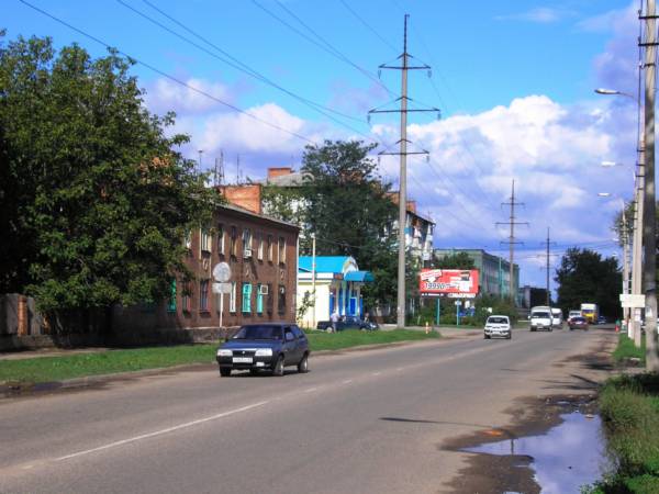Улица Володарского на участке между Шмидта и Новороссийской