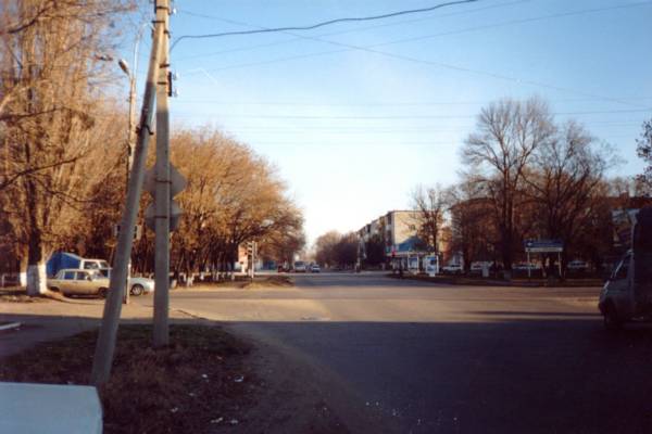 Пересечение улиц Ефремова и Советской Армии