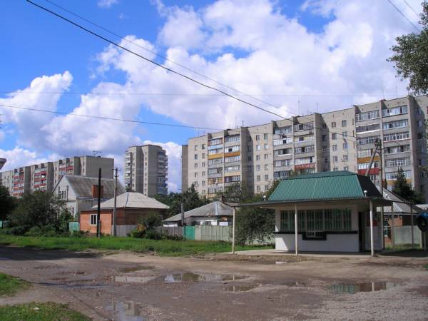 Вид на район Бара с улицы Тимирязева