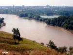 В Старой СтаниВид на реку Кубань  и на 2-й пруд с горы