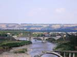 ЖД мост через реку Уруп