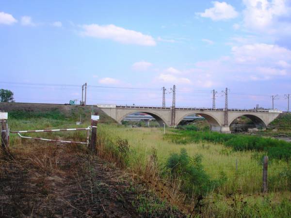 ЖД мост через Уруп